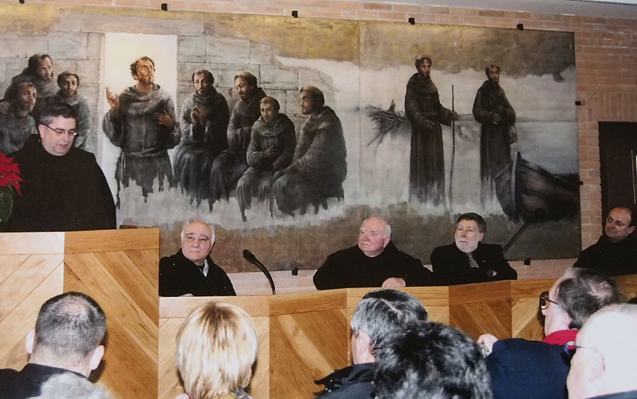 IL CONSOLE DI ANCONA IN UNA FOTO DEL 2005 CON MONS. PADRE JOSE’ RODRIGUEZ CARBALLO PRIMA NOMINA CURIALE DI PAPA FRANCESCO.