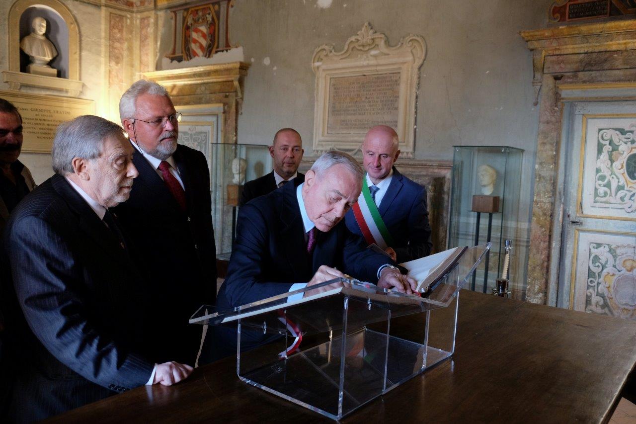 SOLENNE CERIMONIA PER LA CONSEGNA DEL CONSTANTINUS MAGNUS AL GIORNALISMO ITALIANO E RUSSO PREMIATI GIANNI LETTA E SERGEY STARSTEV.