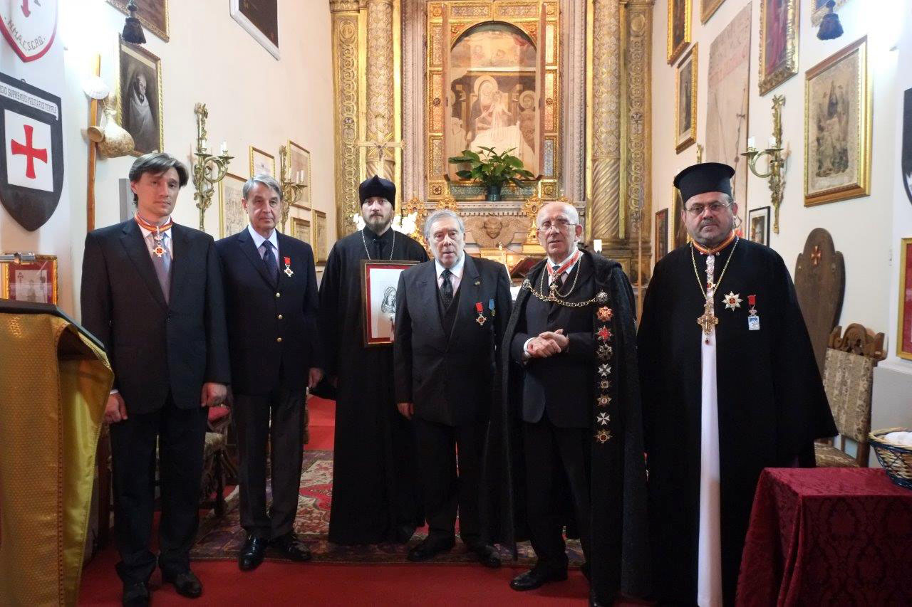 LA CONFRATERNITA PIU' ANTICA DEL MONDO CRISTIANO ASSEGNA ALTE ONORIFICENZE A ALEXADR AVDEEV E SERGEY MATVIENKO