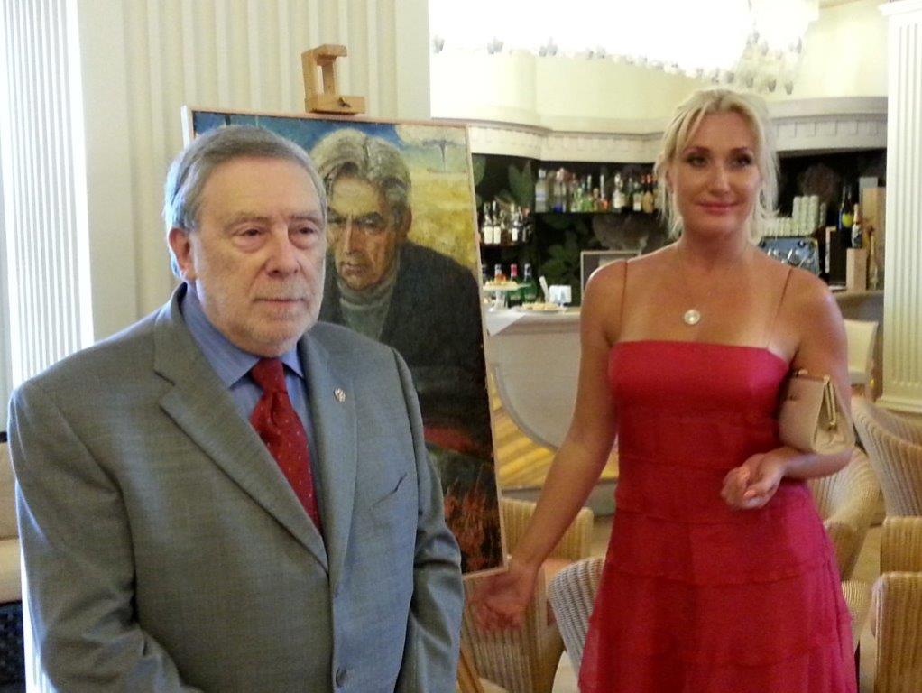 OMAGGIO DI MILANO MARITTIMA ALL'ARTISTA RUSSO FEDOR K. SUSKOV