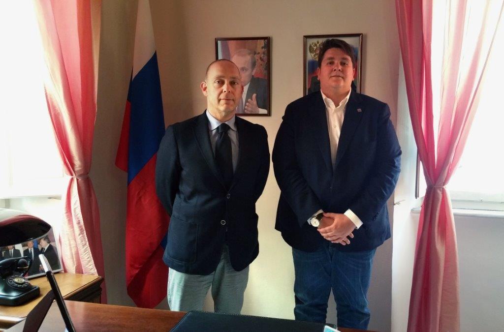 VISITA DI CORTESIA AL CONSOLATO RUSSO DA PARTE DELL 'ON. EMANUELE LODOLINI.