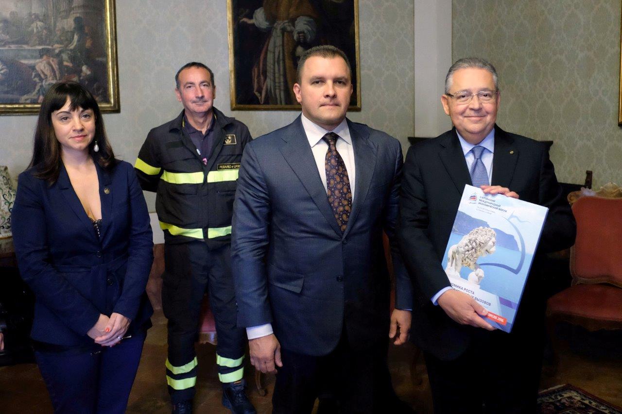 La rivista CRIMEA D'AFFARI parla della visita nelle Marche del Presidente della Fondazione Business Forum di Yalta