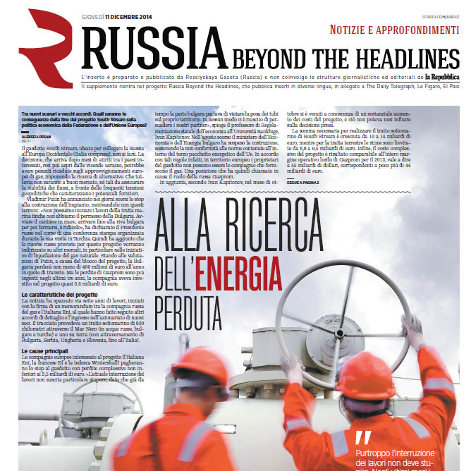 IL NUOVO NUMERO DI RUSSIA BEYOND