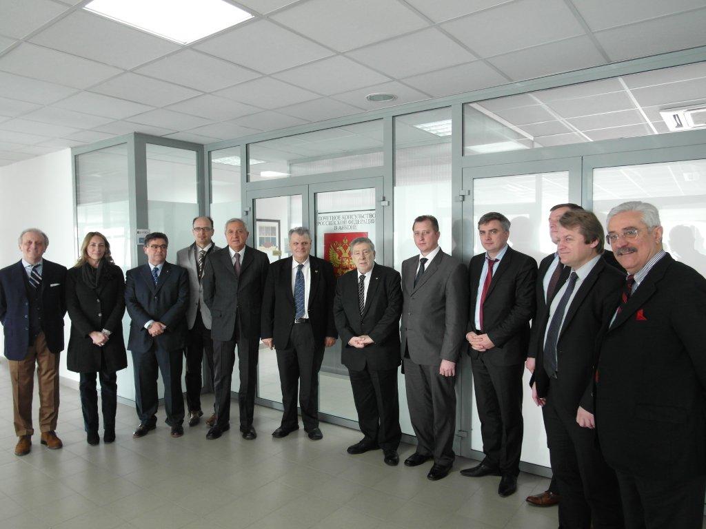 Il Vice Governatore di Belgorod in visita di cortesia al Console di Ancona