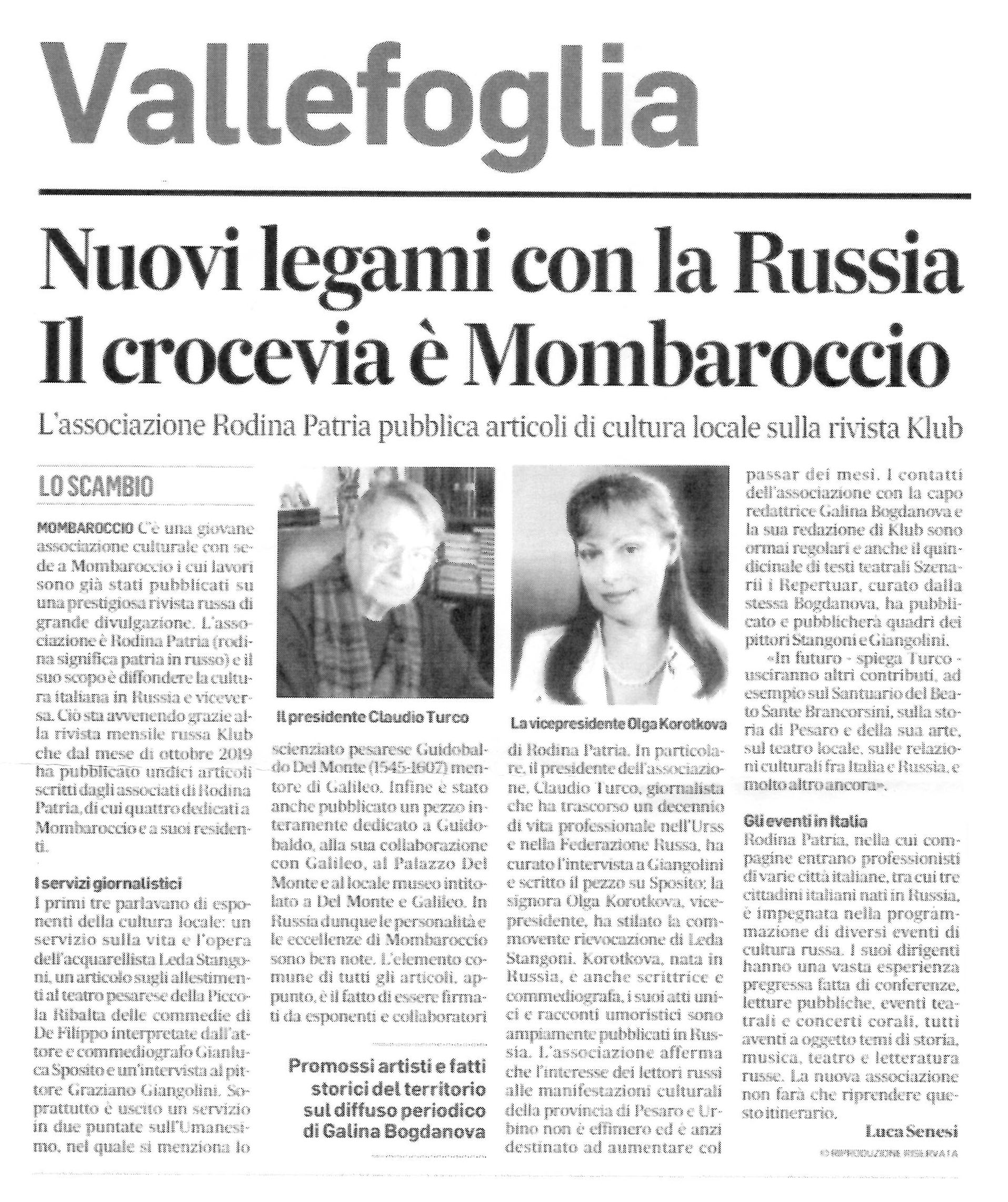 CONTINUANO A CRESCERE INIZIATIVE SPONTANEE CHE LEGANO LE MARCHE ALLA RUSSIA.