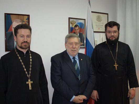 Il Rappresentante in Italia del Patriarcato di Mosca in visita al Console Russo di Ancona