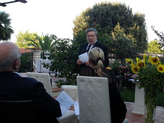 Serata italo-russa nel giardino della Famiglia Piazzolla Danilova