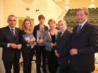Natela Scenghelia, Presidente della Rappresentanza commerciale Russa in Italia, in visita nelle Marche