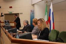 Natela Scenghelia, Presidente della Rappresentanza commerciale Russa in Italia, in visita nelle Marche
