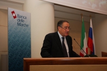 Natela Scenghelia, Presidente della Rappresentanza commerciale Russa in Italia, in visita nelle Marche