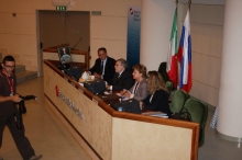 Natela Scenghelia, Presidente della Rappresentanza commerciale Russa in Italia, in visita nelle Marche