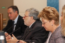 Natela Scenghelia, Presidente della Rappresentanza commerciale Russa in Italia, in visita nelle Marche