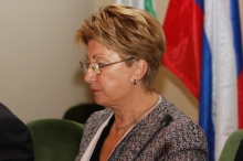 Natela Scenghelia, Presidente della Rappresentanza commerciale Russa in Italia, in visita nelle Marche