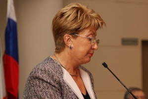 Natela Scenghelia, Presidente della Rappresentanza commerciale Russa in Italia, in visita nelle Marche