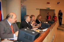 Natela Scenghelia, Presidente della Rappresentanza commerciale Russa in Italia, in visita nelle Marche