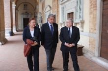 il Console Ginesi accompagna l'Ambasciatore Avdeev all'incontro con S.E. Mons. Tonucci